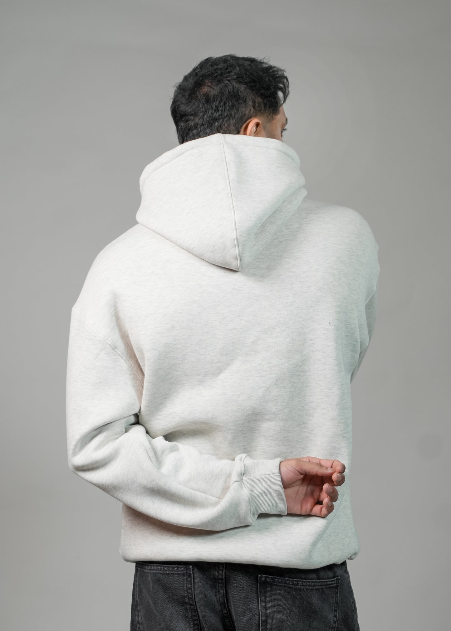 Grey Heavy Essentials Hoodie