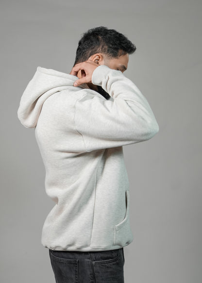 Grey Heavy Essentials Hoodie