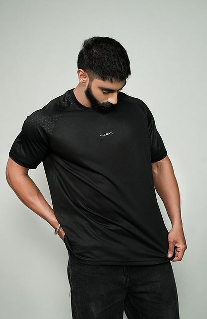 Black Regular Fit Performance T-shirt