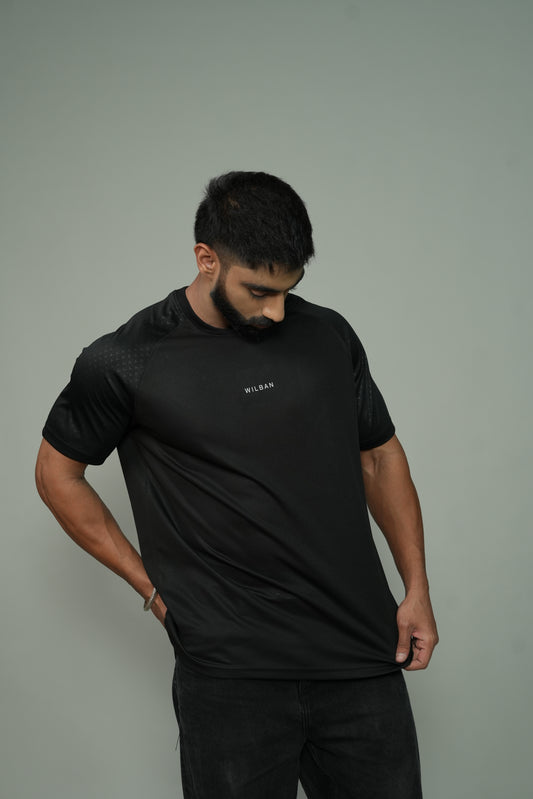 Black Regular Fit Performance T-shirt