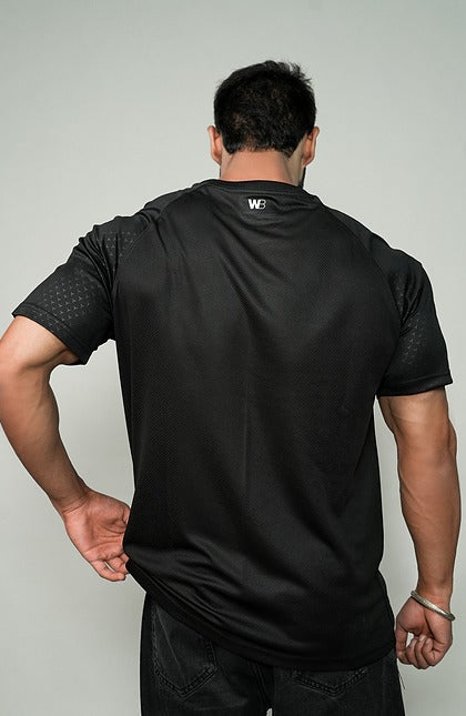 Black Regular Fit Performance T-shirt