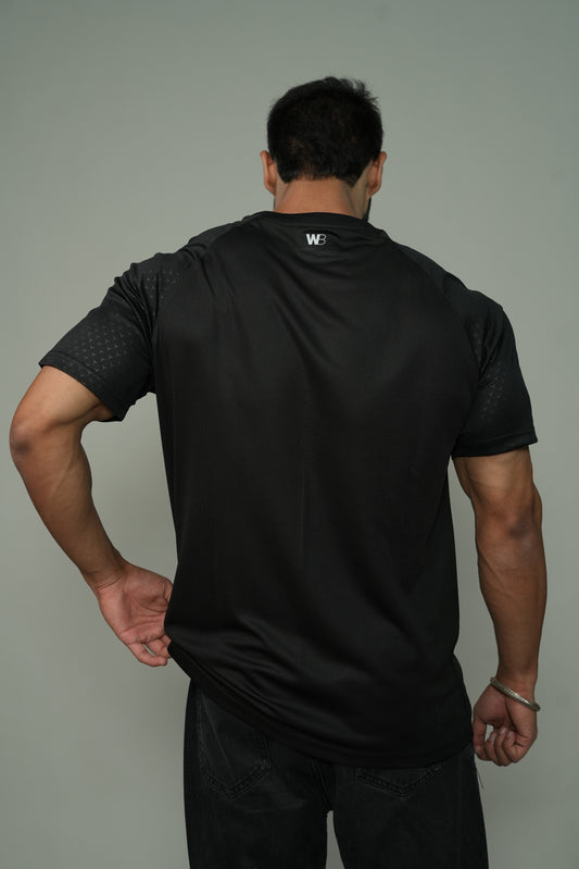 Black Regular Fit Performance T-shirt