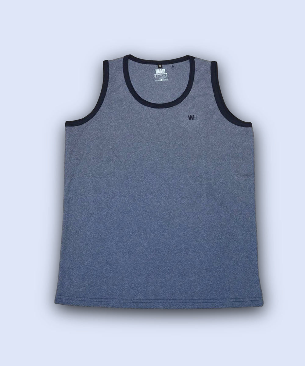 Melange Blue Tank Top